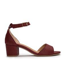 CORA PINATEX Red via NAE Vegan Shoes