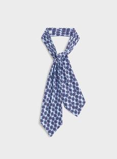 Geometric Blue Modern Cravate via Neem London