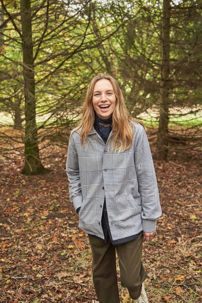 Italian Tencel Biodegradable Blue Semi-Plain Scarf from Neem London