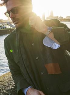 Recycled Italian Flannel Neem Green OverShirt via Neem London