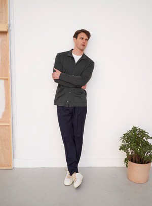 ZQ Merino Neem Green Overshirt from Neem London