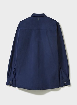 Set 2: Neem Navy Rain Jacket + White Comfort Shirt + Navy Soft Pleated Trousers from Neem London