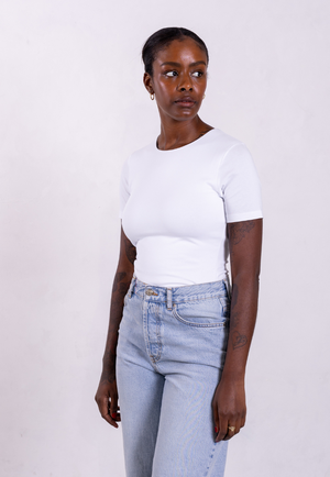 Organic Cotton Crew T-Shirt, White from Not Basics