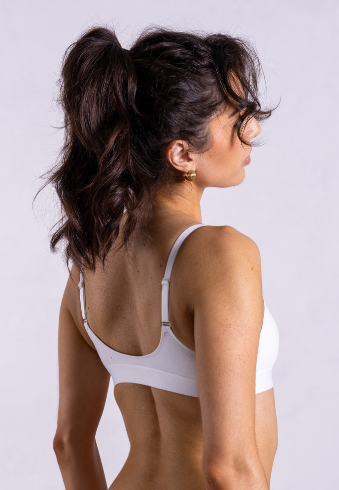 The Bralette, White from Not Basics