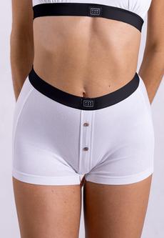 Women's Boxer Briefs, Monochrome via Not Basics