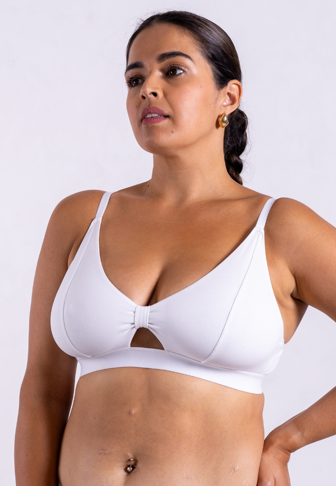 The Bralette, White from Not Basics