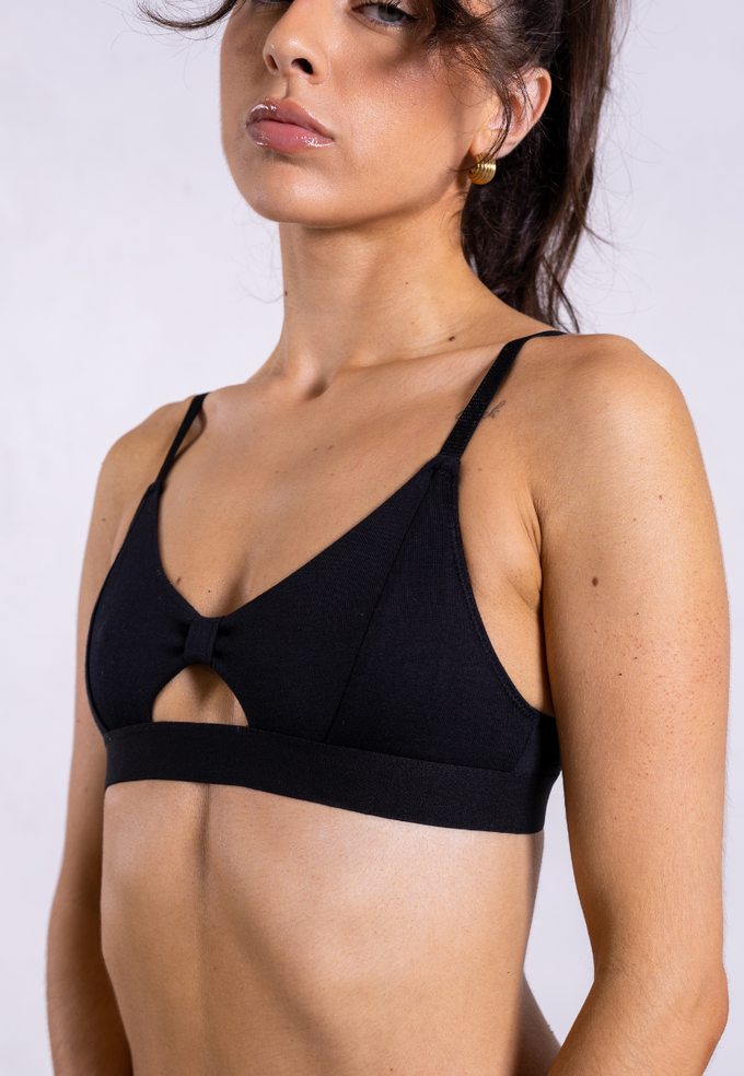 The Bralette, Black from Not Basics