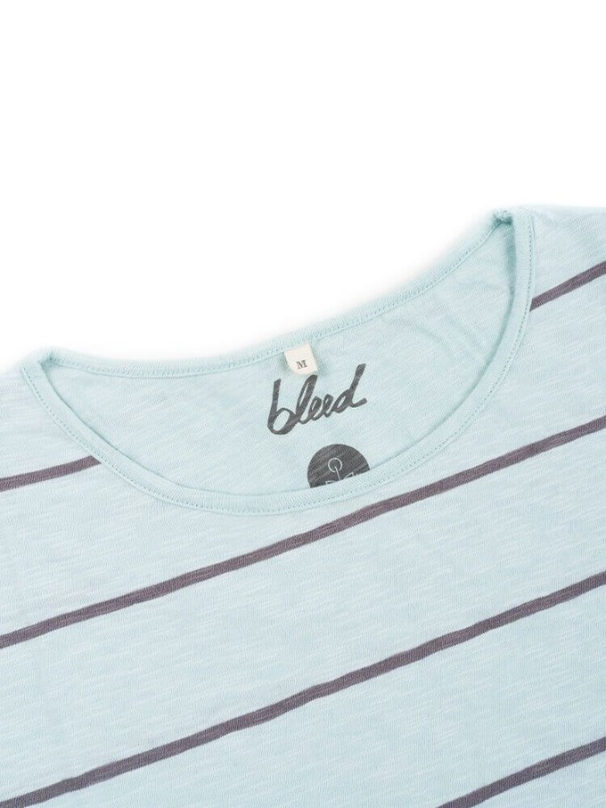 Ocean Stripe Organic Cotton T-Shirt from Of The Oceans