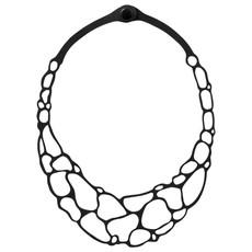 Wilma Recycled Rubber Necklace via Paguro Upcycle