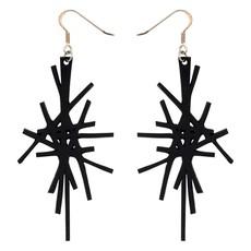 Sparkle Recycled Rubber Earrings via Paguro Upcycle