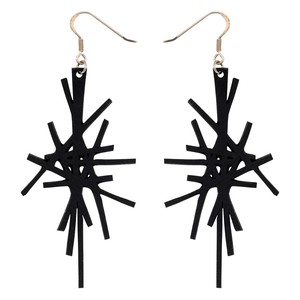 Sparkle Recycled Rubber Earrings from Paguro Upcycle