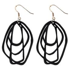 Orion Recycled Rubber Earrings via Paguro Upcycle