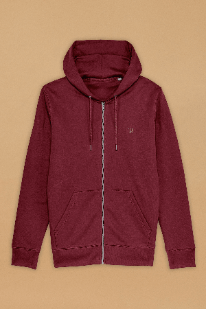 Printed P Zip-Up Hoodie from Pitod