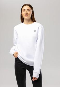 Embroidered Logo Sweatshirt Unisex via Pitod