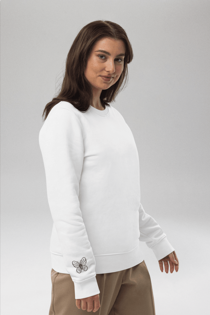 Butterfly Wrist Sweatshirt Unisex from Pitod