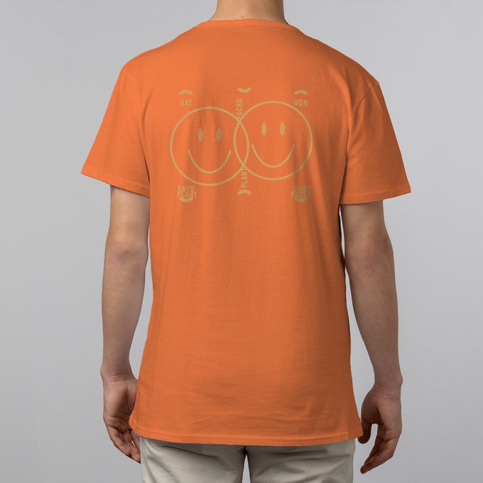 Delete Meat - Orange T-Shirt from Plant Faced Clothing