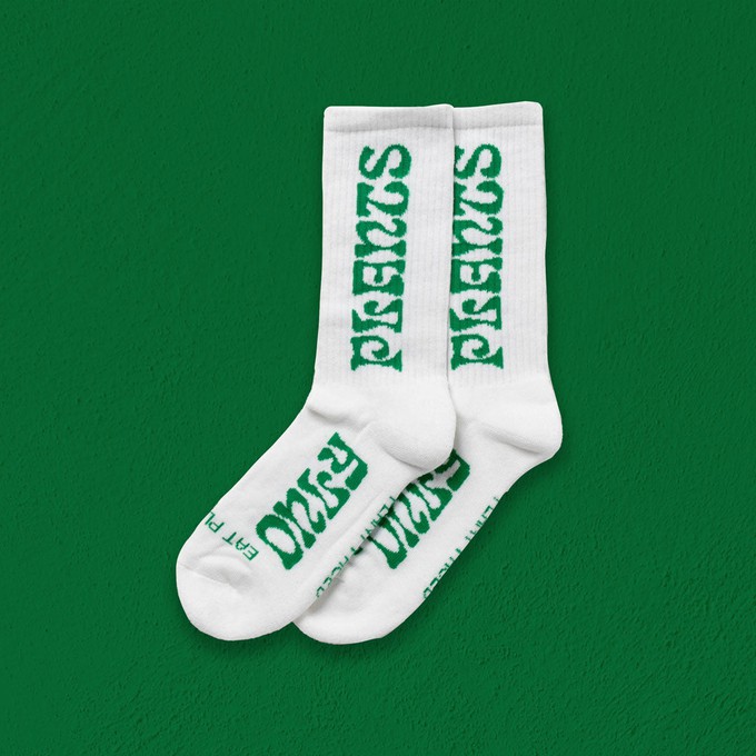 Only Plants - Eco Socks - White from Plant Faced Clothing