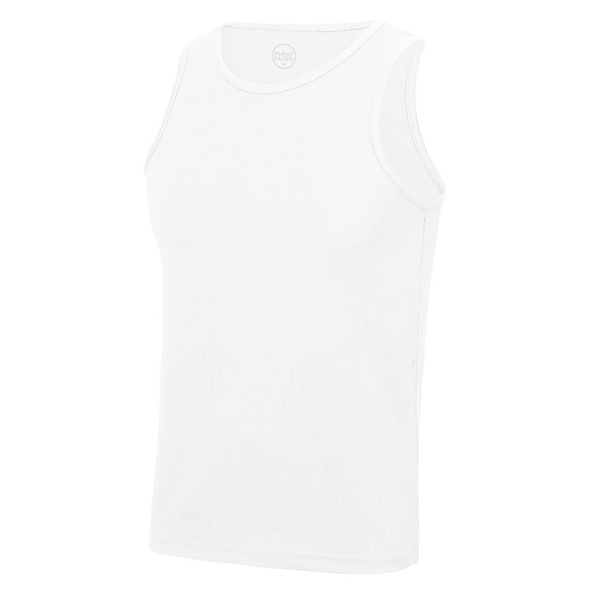 VGAINS Training Vest - White from Plant Faced Clothing