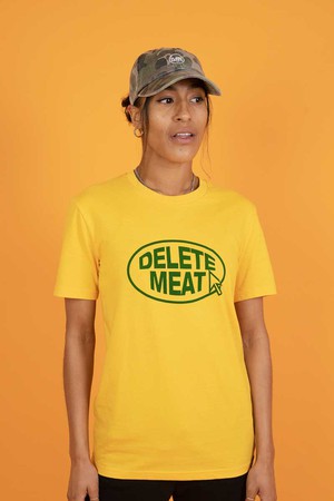 Delete Meat - Spectra Yellow T-Shirt from Plant Faced Clothing