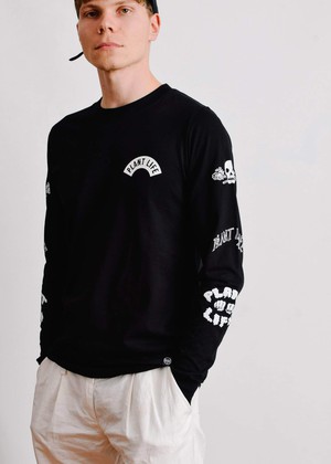 Plant Life Long Sleeve - Black from Plant Faced Clothing