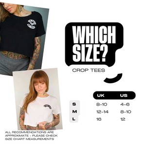 Plant Life Classic - Black Crop Top from Plant Faced Clothing