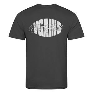 VGAINS Recycled Cool Training Tee Mens - Charcoal from Plant Faced Clothing