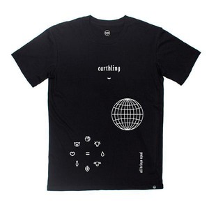 Earthling Tee - White from Plant Faced Clothing