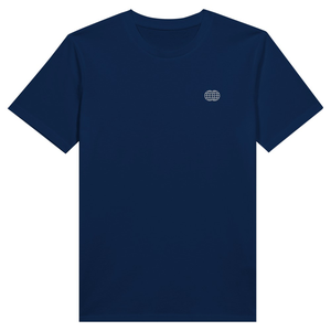 Basic T-Shirt Embroidered Navy from Pure Ecosentials