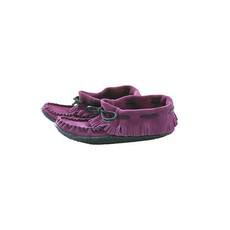 Suede Moccasins Purple - Outdoors - Women Shoes Hiawatha via Quetzal Artisan