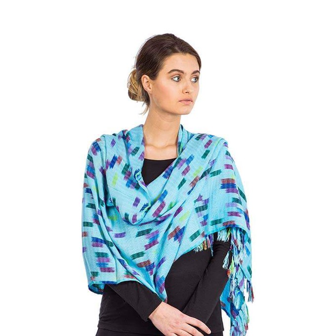 Shawl Confetti Pastel - Handmade, Eco-friendly and Fairtrade from Quetzal Artisan