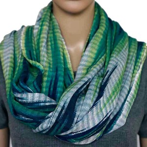 Shawl Indigo Hills - Natural Dyed - Ecofriendly & Fairtrade from Quetzal Artisan