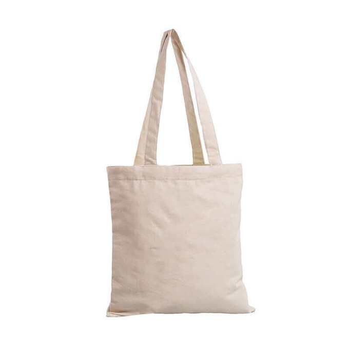 Eco Tote Bag Wild Flowers - Small - Ecru Cotton - Fairtrade from Quetzal Artisan