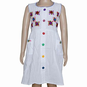 Cotton Dress Blue Ivy 8 - Age 2-3 - Lovely and Fairtrade from Quetzal Artisan