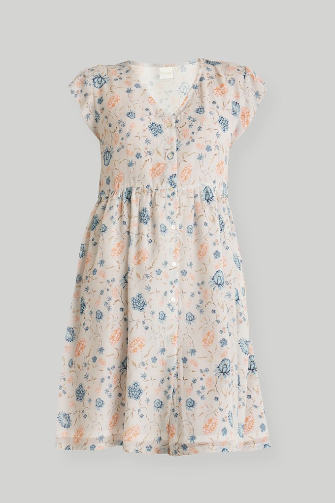 Cap Sleeved Short Dress in Florals from Reistor