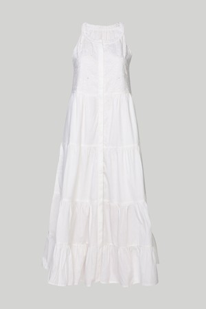 Sleeveless embroidered tiered maxi dress from Reistor