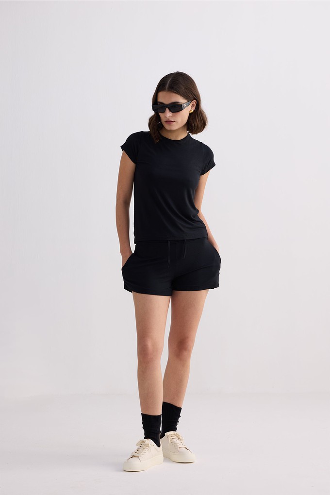 Essential Knit Shorts in Black from Reistor