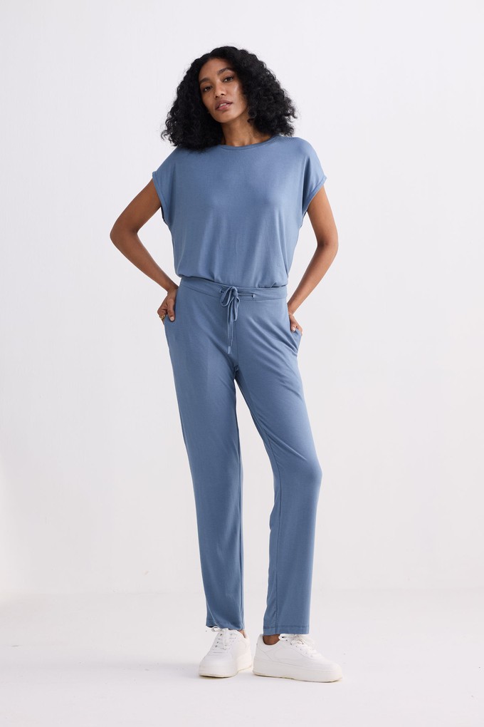 Wide Leg Pant in Blue from Reistor