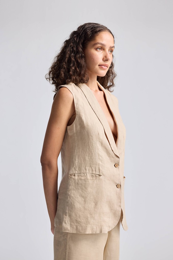 Sleeveless Hemp Jacket from Reistor