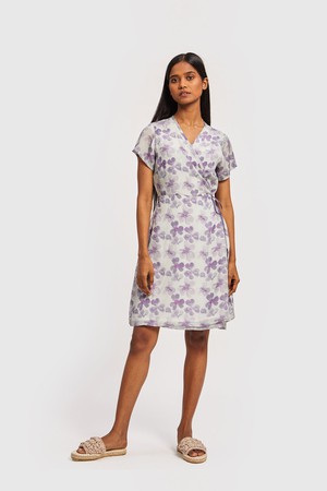 Mist Short Wrap Dress from Reistor