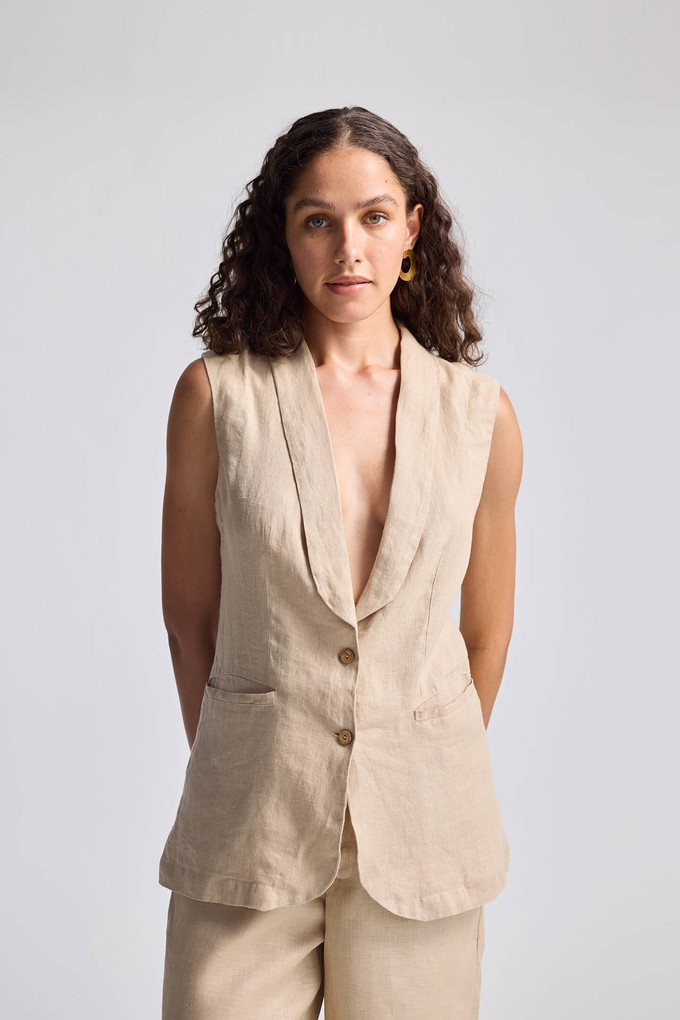 Sleeveless Hemp Jacket from Reistor