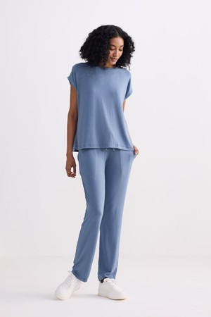 Relaxed Tee in Blue from Reistor