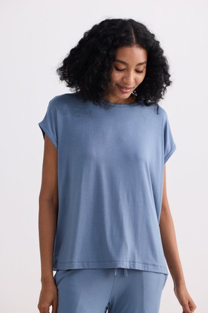 Relaxed Tee in Blue from Reistor