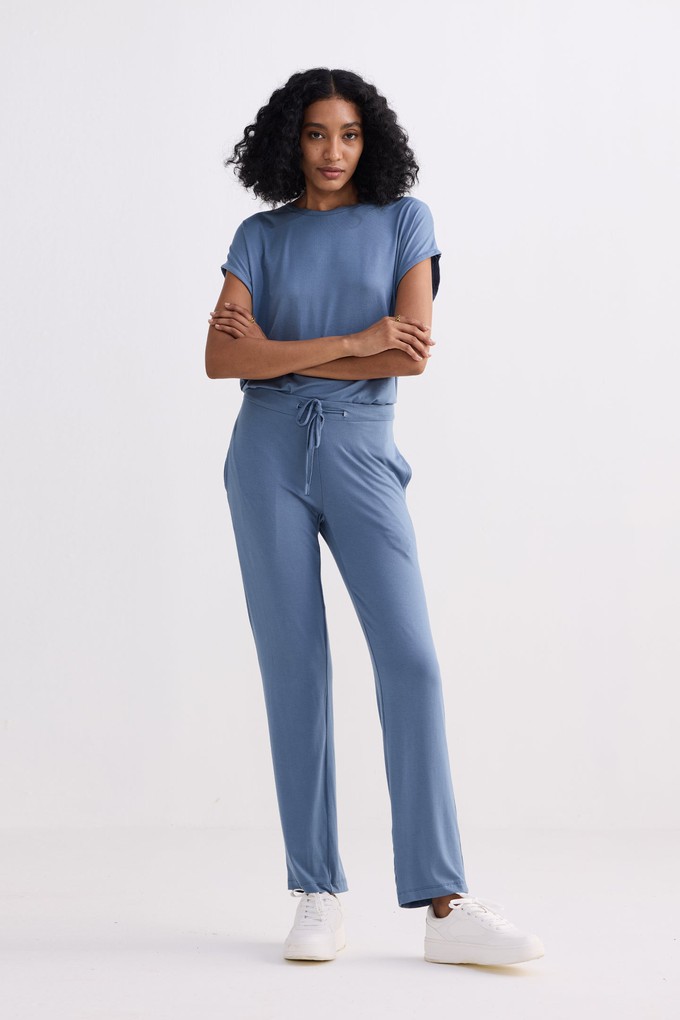 Wide Leg Pant in Blue from Reistor