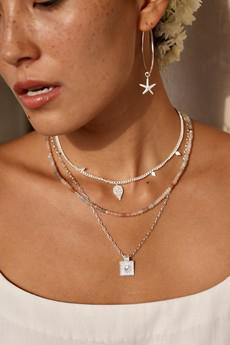 Pastel Moonstone Necklace via Rize