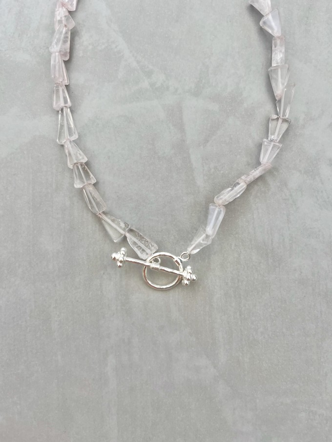 Rose Quartz Choker Necklace from Rize