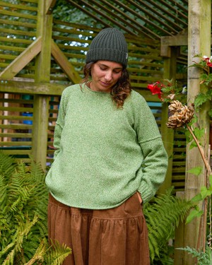 Staple Jumper | Green Marl from ROVE