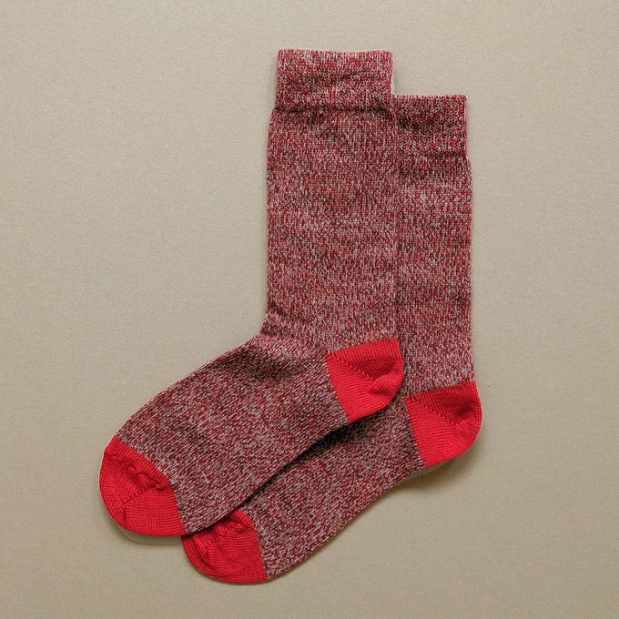 Fine Merino Wool Socks | Poppy Red from ROVE