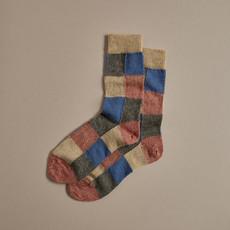 Fine Merino Wool Socks | Colour Patchwork via ROVE