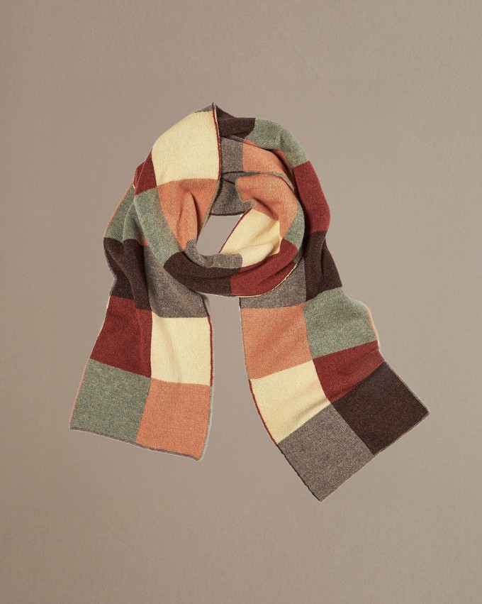 Chequerboard Scarf | Rust Multi from ROVE