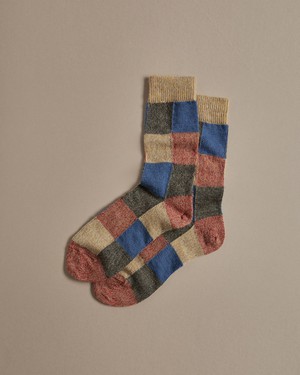 Fine Merino Wool Socks | Colour Patchwork from ROVE